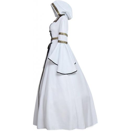  CosplayDiy Womens Medieval Victorian Renaissance Wedding Dress Costume