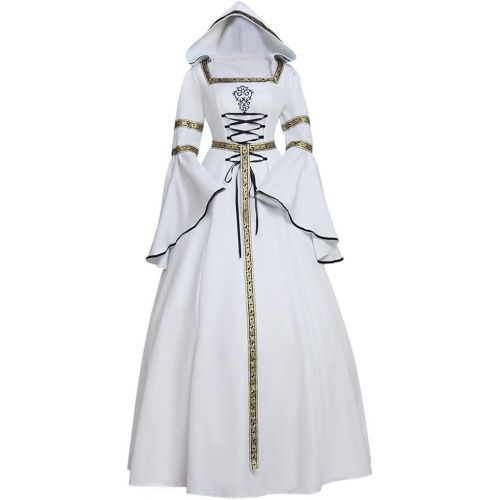  CosplayDiy Womens Medieval Victorian Renaissance Wedding Dress Costume