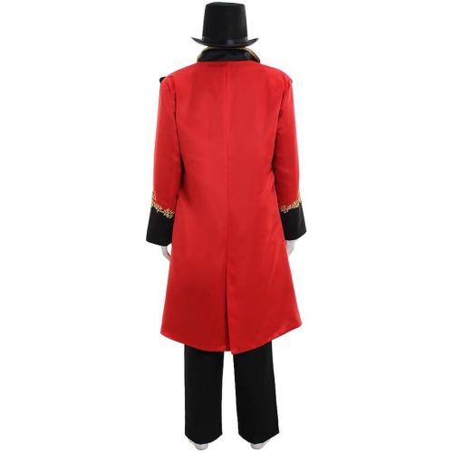  CosplayDiy Mens Suit for Ring Master Showman P. T. Barnum Cosplay Costume