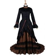 CosplayDiy Womens Civil War Brown Dress Costume