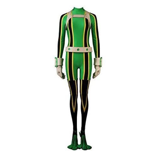  CosplayDiy Womens Suit for Boku No Hero My Hero Academia Asui Tsuyu Cosplay