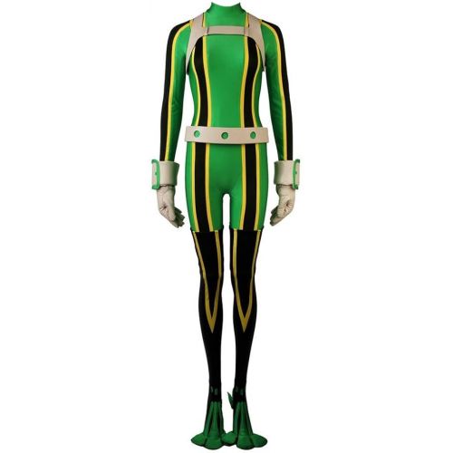  CosplayDiy Womens Suit for Boku No Hero My Hero Academia Asui Tsuyu Cosplay