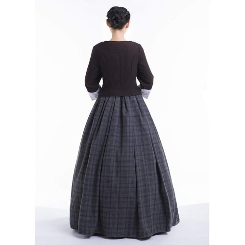  CosplayDiy Womens Dress for Outlander Jenny Fraser Murray Cosplay Costume Dress