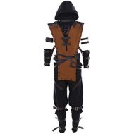 CosplayDiy Mens Suit for Mortal Kombat X Scorpion Cosplay Costume