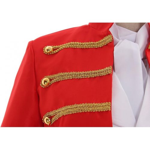  CosplayDiy Mens Suit for Ring Master Showman Phillip Carlyle Cosplay Costume