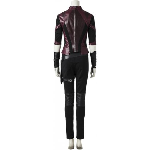  CosplayDiy Womens Suit for Guardians of The Galaxy II Gamora Cosplay Costume