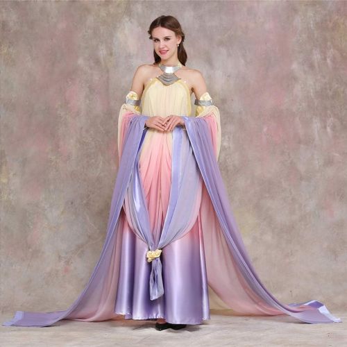  CosplayDiy Womens Dress for Star Wars Queen Padme Amidala Cosplay