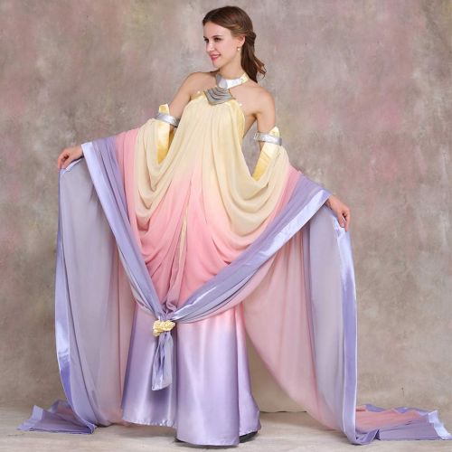  CosplayDiy Womens Dress for Star Wars Queen Padme Amidala Cosplay