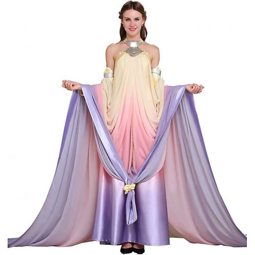  CosplayDiy Womens Dress for Star Wars Queen Padme Amidala Cosplay