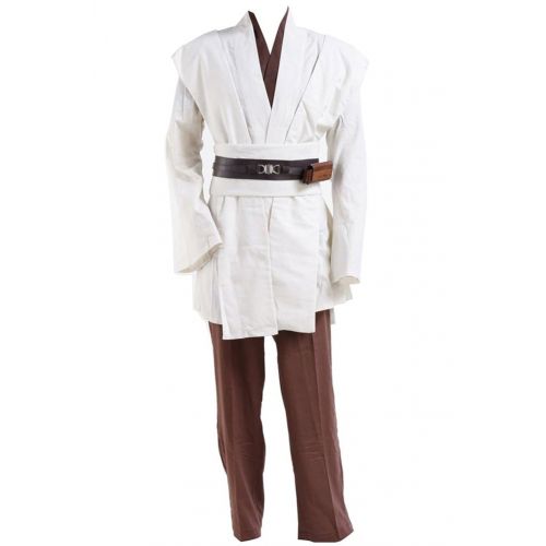  Cosplaysky Adult Tunic Hooded Robe Outfit for Jedi Costume