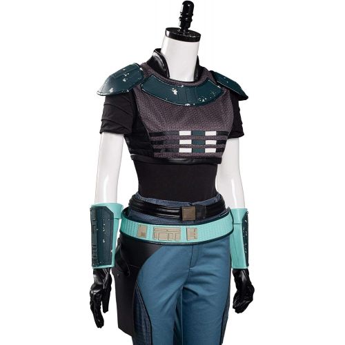  할로윈 용품CosplaySky Cara Dune Costume for The Mandalorian Cosplay Halloween Bounty Hunter Outfit