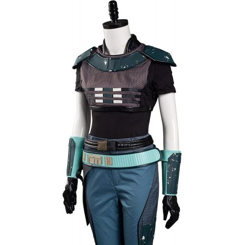  할로윈 용품CosplaySky Cara Dune Costume for The Mandalorian Cosplay Halloween Bounty Hunter Outfit