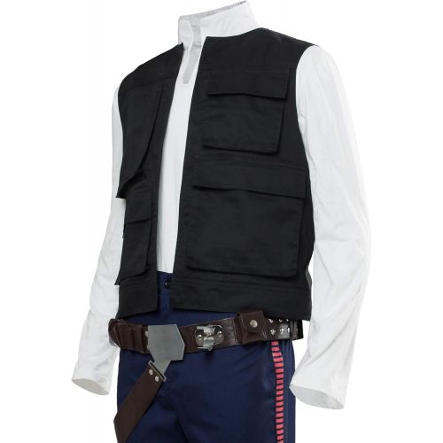  할로윈 용품Cosplaysky Mens Halloween Vest for Han Solo Costume Belt Compatible Droid Caller Canister