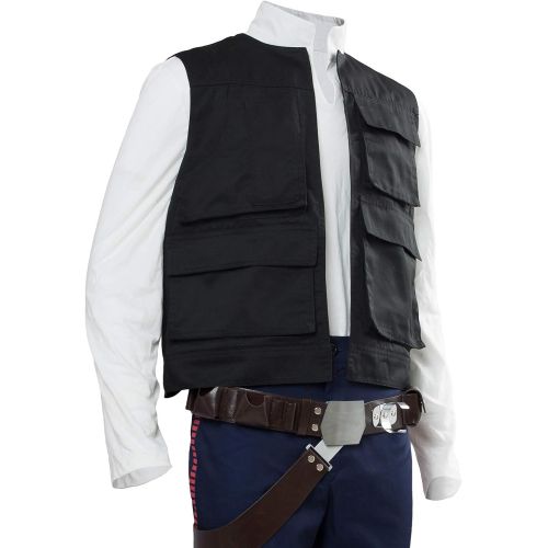  할로윈 용품Cosplaysky Mens Halloween Vest for Han Solo Costume Belt Compatible Droid Caller Canister