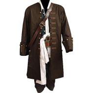 CosplaySky Halloween Pirate Costume Pirates of The Caribbean Jack Sparrow Outfit