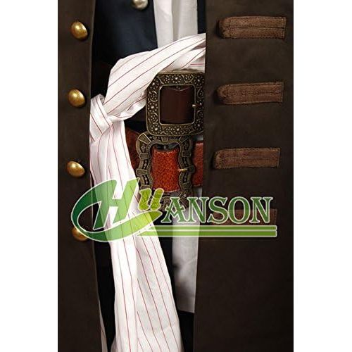  할로윈 용품CosplaySky Halloween Pirate Costume Pirates of The Caribbean Jack Sparrow Outfit