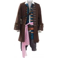 Cosplaysky Halloween Jack Sparrow Costume Pirates of The Caribbean 4 Cosplay Outfit