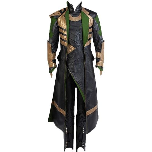  Cosplaysky Loki Costume Halloween Outfit (The Dark WorldRagnarok Version)