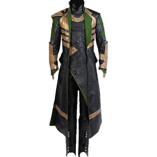  Cosplaysky Loki Costume Halloween Outfit (The Dark WorldRagnarok Version)