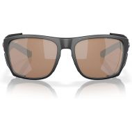 Costa Del Mar Man Sunglasses Black Pearl Frame, Copper Silver Mirror Lenses, 58MM