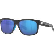 Costa Del Mar Unisex Sunglasses Net Gray With Blue Rubber Frame, Blue Mirror Lenses, 58MM