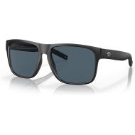 Costa Del Mar Man Sunglasses Matte Black Frame, Gray Lenses, 59MM