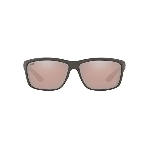  Costa Del Mar Mag Bay Sunglasses, Matte Gray, Silver Mirror 580P Lens