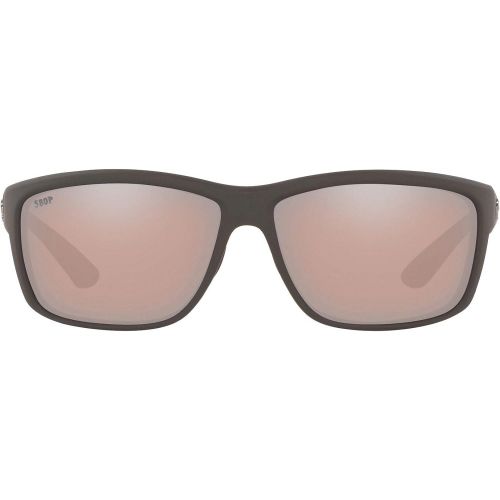  Costa Del Mar Mag Bay Sunglasses, Matte Gray, Silver Mirror 580P Lens