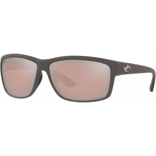  Costa Del Mar Mag Bay Sunglasses, Matte Gray, Silver Mirror 580P Lens