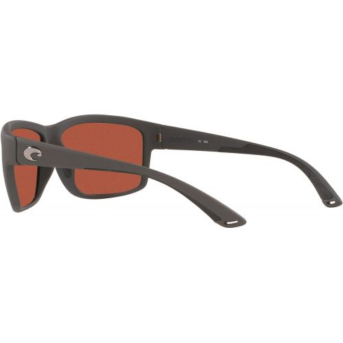  Costa Del Mar Mag Bay Sunglasses, Matte Gray, Silver Mirror 580P Lens
