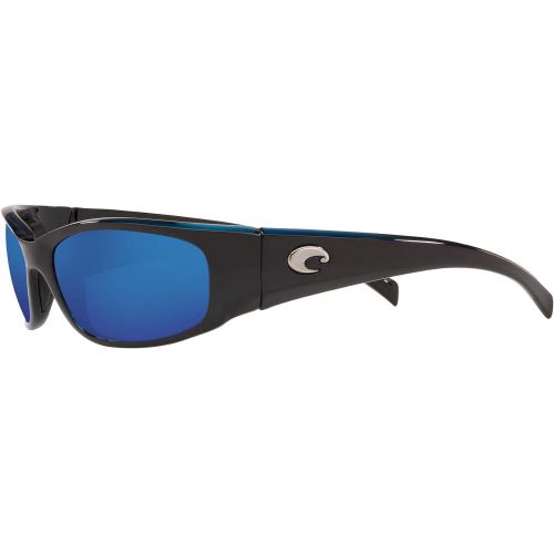  Costa Del Mar Hammerhead Sunglasses, Black, Blue Mirror 580G Lens