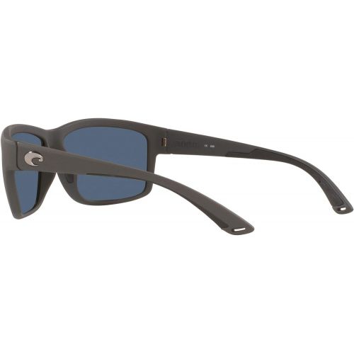  Costa Del Mar Mag Bay Sunglasses, Matte Gray, Blue Mirror 580P Lens