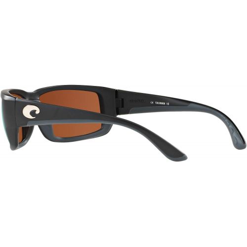  Costa Del Mar Costa BlackGreen Mirror Fantail 580P Sunglasses