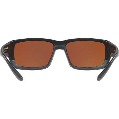  Costa Del Mar Costa BlackGreen Mirror Fantail 580P Sunglasses