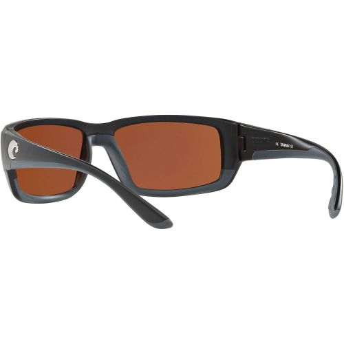  Costa Del Mar Costa BlackGreen Mirror Fantail 580P Sunglasses