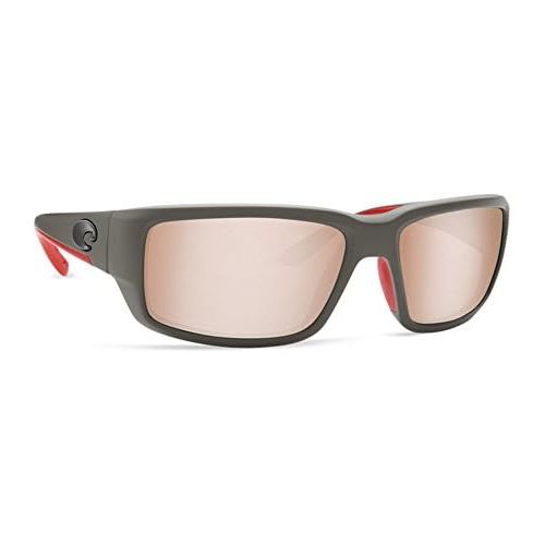  Costa Del Mar Fantail Sunglasses Race GreyCopper Silver Mirror 580Glass