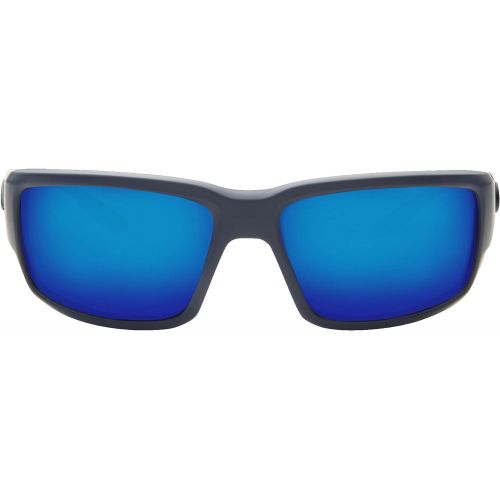  Costa Del Mar Fantail TF14OBMGLP Unisex Midnight Blue Frame Blue Mirror Lens Wrap Sunglasses