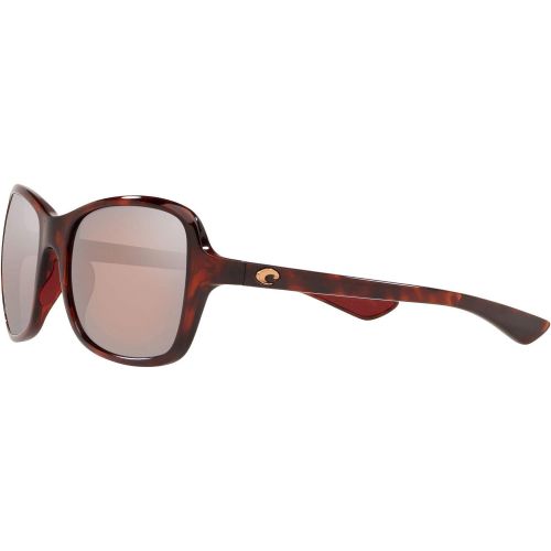  Costa Del Mar Kare Sunglasses Rose TortoiseCopper Silver Mirror 580Plastic