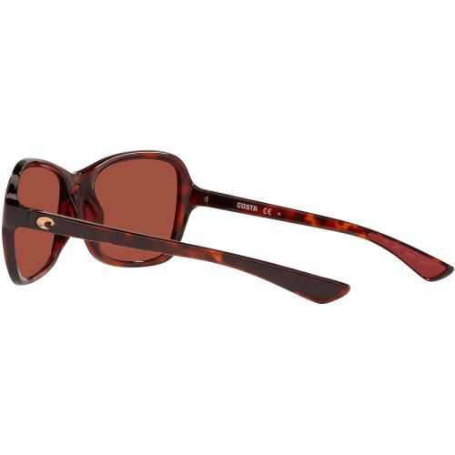  Costa Del Mar Kare Sunglasses Rose TortoiseCopper Silver Mirror 580Plastic