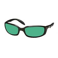 Costa Del Mar Brine Sunglasses Matte Black/Green Mirror 580Glass