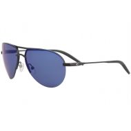 Costa Del Mar Costa Helo Sunglasses Matte Black Frame-Blue Mirror 580 Poly Polarized Lenses