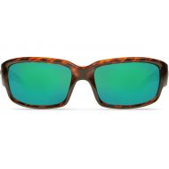 Costa Del Mar 580g CABALLITO Tortoise Sunglasses, Green Mirror Lens