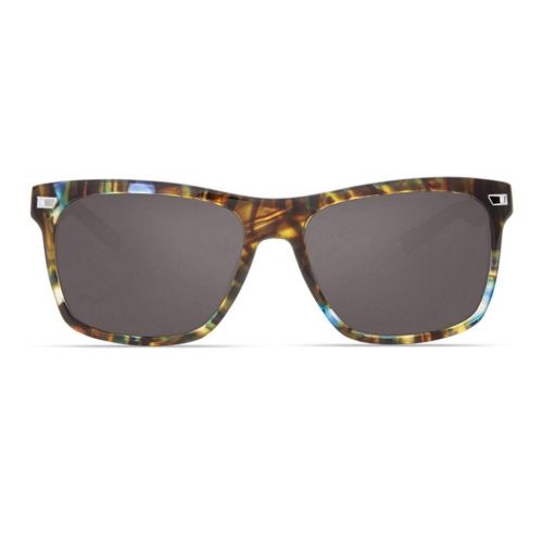  Costa Del Mar Aransas Sunglasses Shiny Ocean Tortoise/Gray 580Glass, One Size