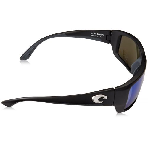  Costa Del Mar Costa del Mar Unisex-Adult Fantail TF 11 OBMGLP Polarized Iridium Rectangular Sunglasses