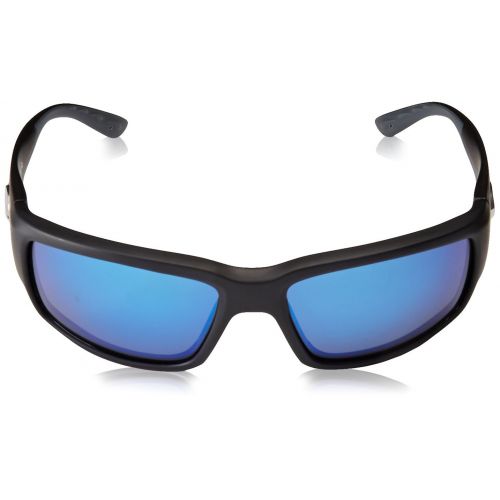  Costa Del Mar Costa del Mar Unisex-Adult Fantail TF 11 OBMGLP Polarized Iridium Rectangular Sunglasses