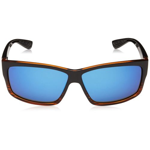  Costa Del Mar Costa del Mar Cut Polarized Iridium Rectangular Sunglasses