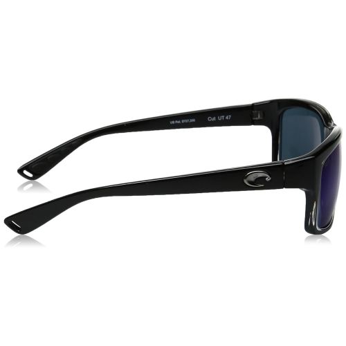  Costa Del Mar Costa del Mar Cut Polarized Iridium Rectangular Sunglasses