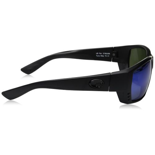  Costa Del Mar Costa del Mar Unisex-Adult Tuna Alley TA 25 OBMGLP Polarized Iridium Wrap Sunglasses