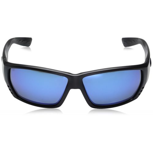  Costa Del Mar Costa del Mar Unisex-Adult Tuna Alley TA 25 OBMGLP Polarized Iridium Wrap Sunglasses