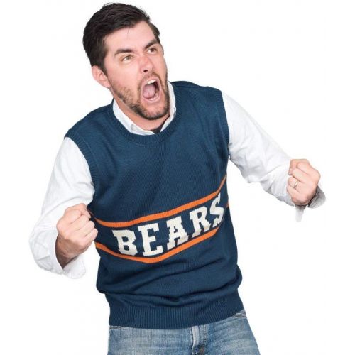  Costume Agent SNL Da Bears Chicago Adult Vest Sweater